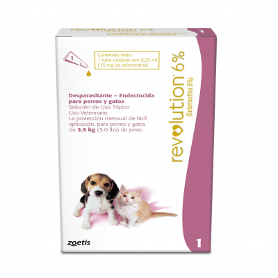 Antipulgas Para Gato Revolution Hasta 2.5 Kg